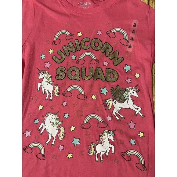 Unicorn Squad The Childrens Place Shirt Girls - Picture 3 of 5